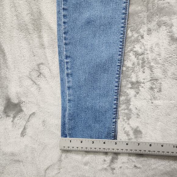 Curve Appeal Jeans Womens 6/28 Blue High Rise Essential Skinny Stretch Denim - Picture 13 of 14